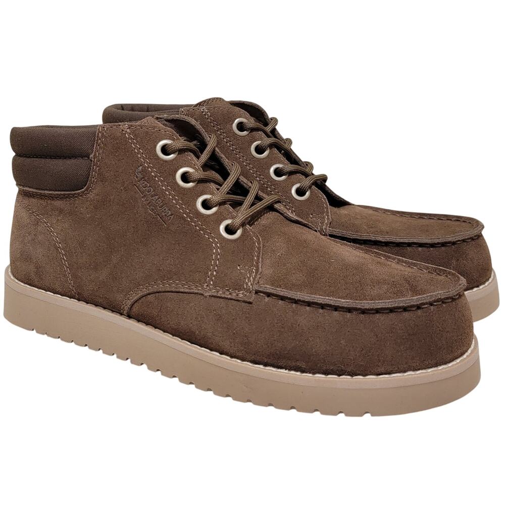 Koolaburra by UGG Men Braan Moc Toe Chukka Boots Size US 12 Dark Earth Brown